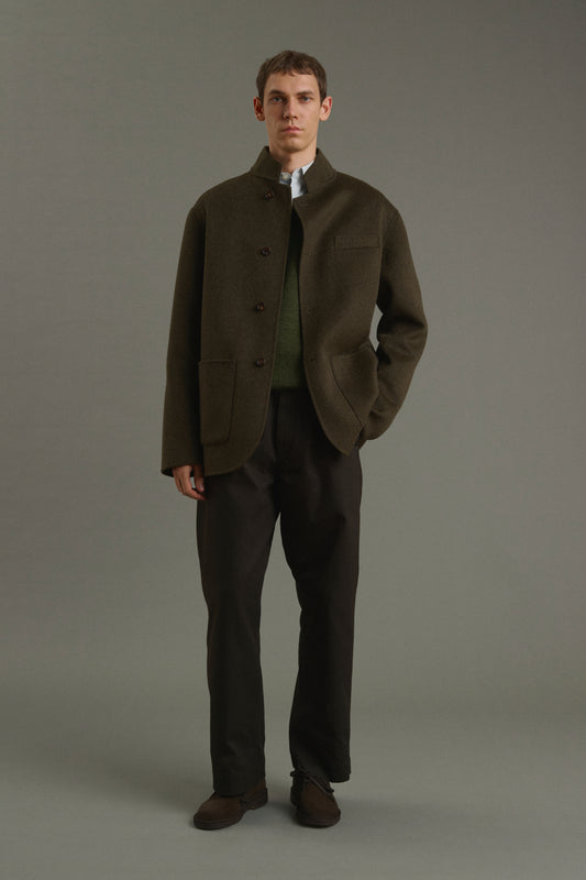 Veste Eole - Kaki Chiné - Double Face - Homme