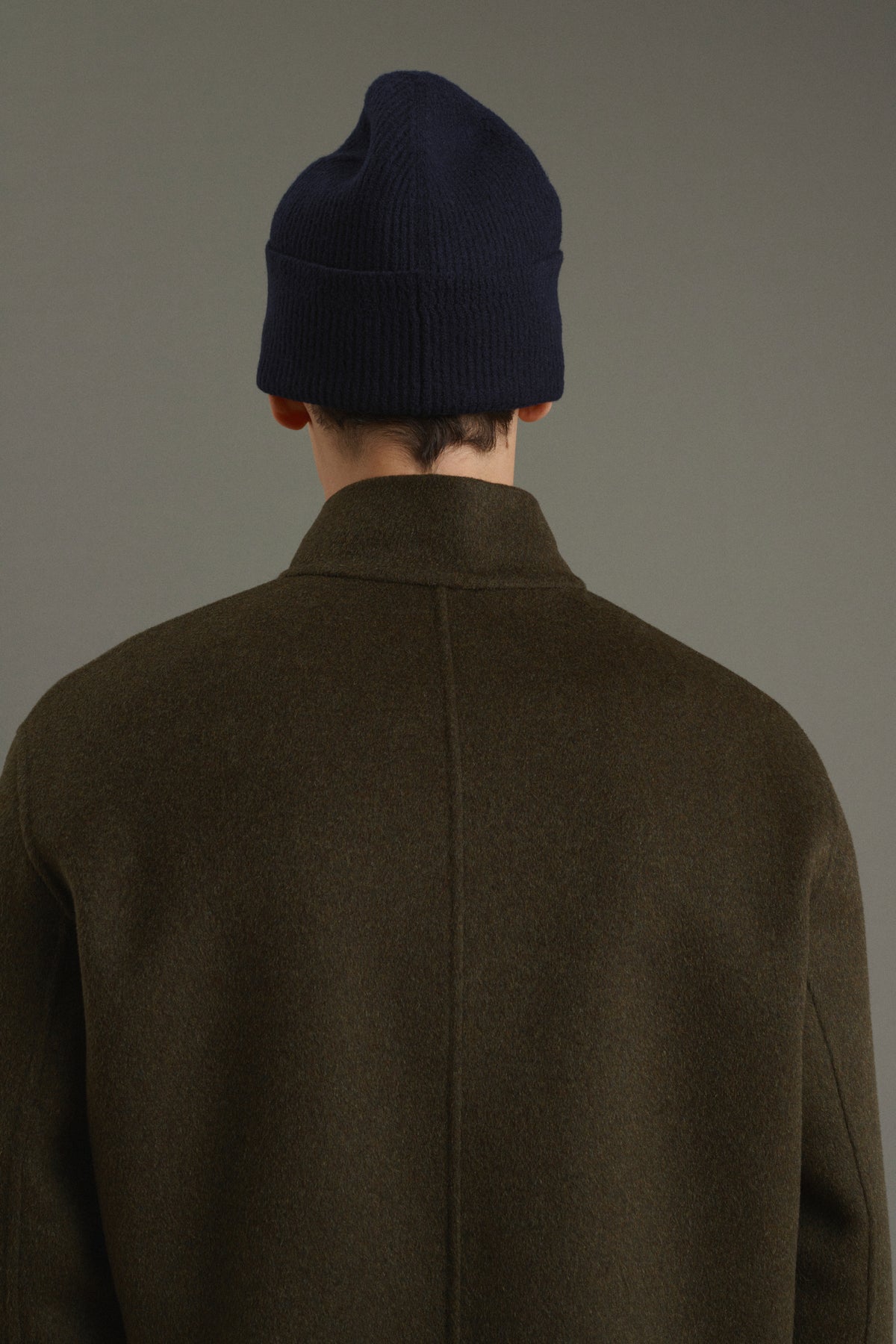 Bonnet Yuta - Navy - Laine Mérinos - Homme
