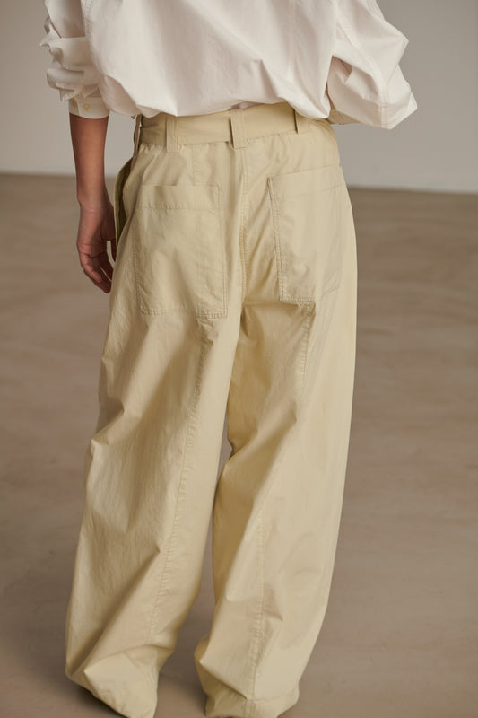 Cody Trousers - Putty - Cotton - Women
