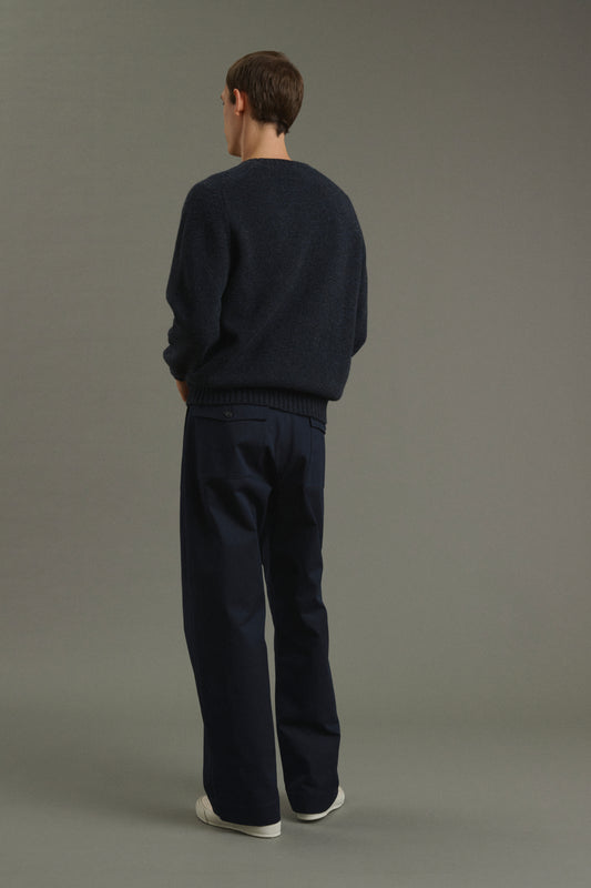 Trousers Chet - Navy - Cotton - Men