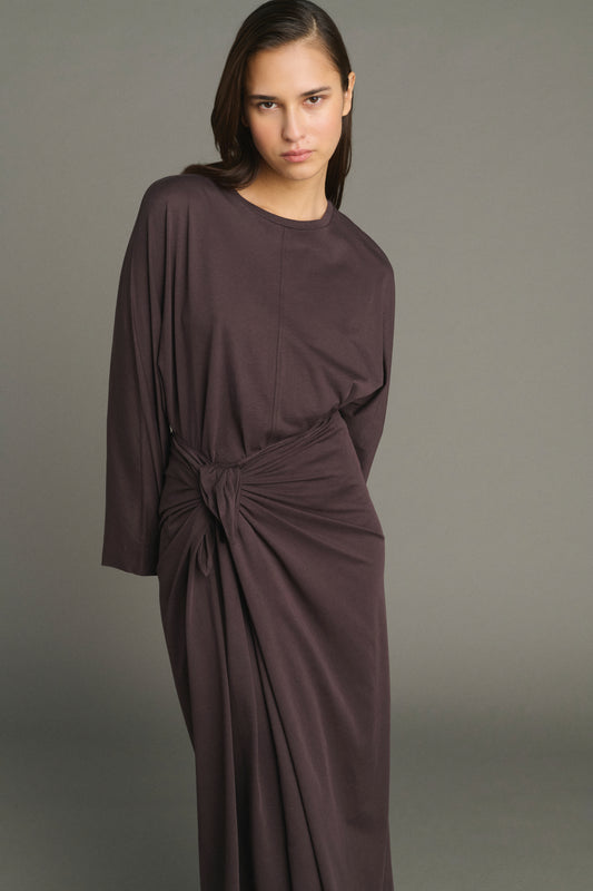 Tee-Shirt Luca - Chocolat - Coton - Femme