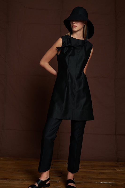 Robe Amandine - Noir - Coton - Femme