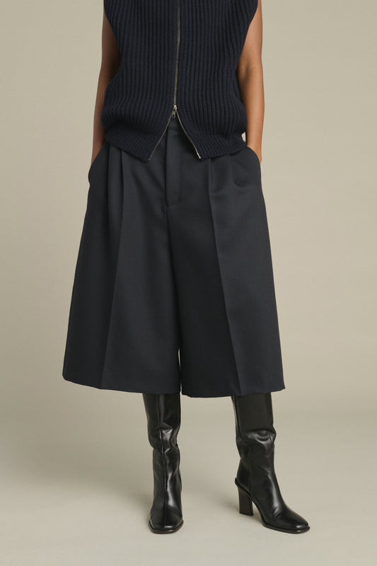 Bermuda Jude - Deep Navy - Laine - Femme