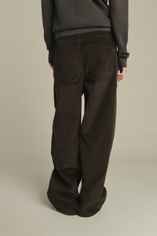 Pantalon Gunther - Marron Foncé - Coton - Femme