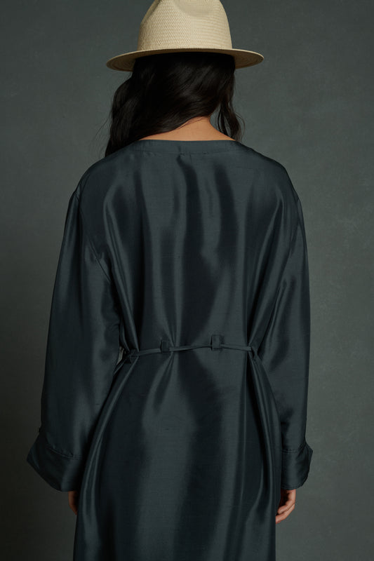 Robe Well - Ardoise - Soie - Femme