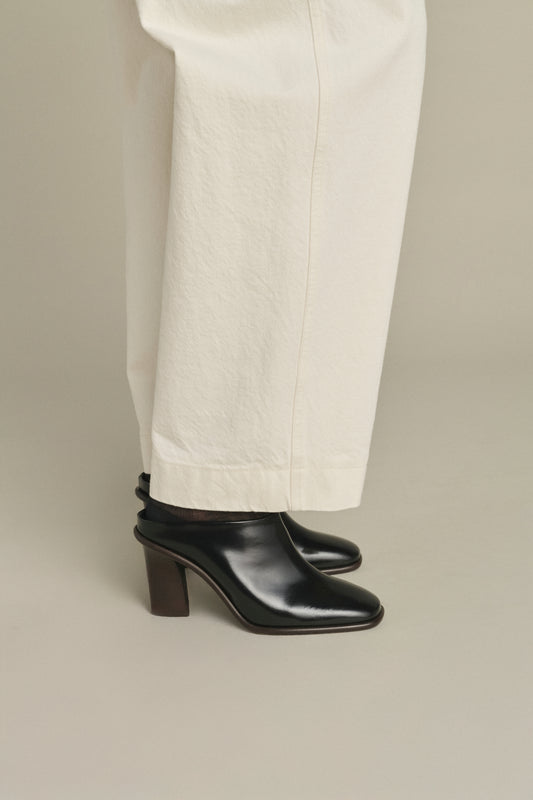 Mules Elba - Noir - Cuir - Femme