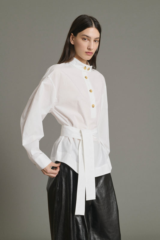 Blouse Lizzie - Blanc Cassé - Coton - Femme