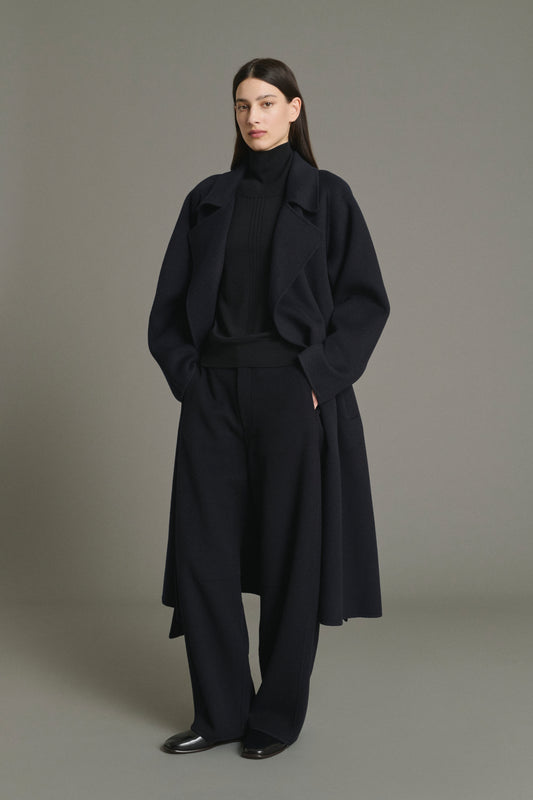 Manteau Harvard - Deep Navy - Laine - Femme