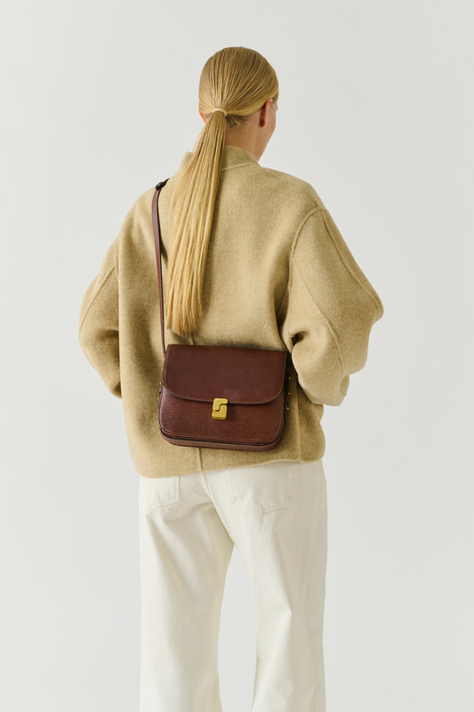 Sac Bellissima Maxi - Cognac Cuir - Soeur