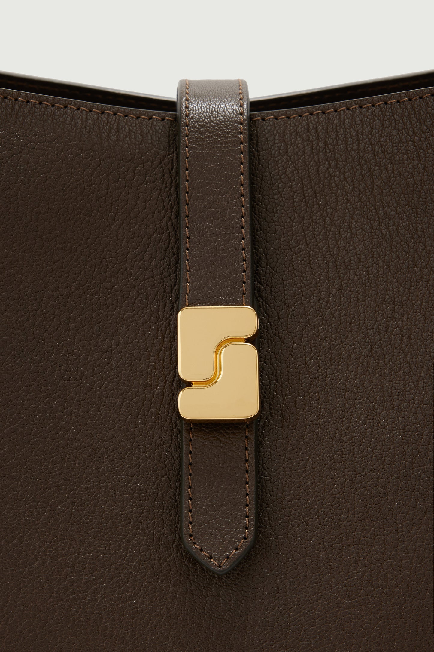 Bello bag - Dark Khaki - Leather - Women
