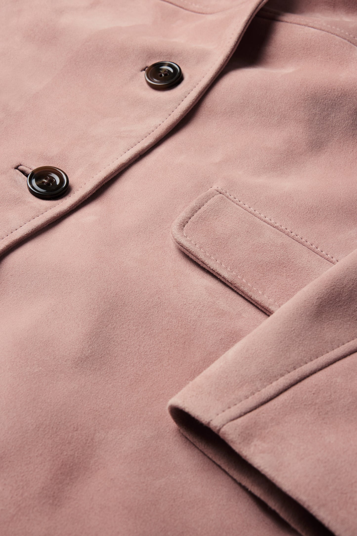 Veste Lorenzo - Vieux Rose - Cuir - Femme