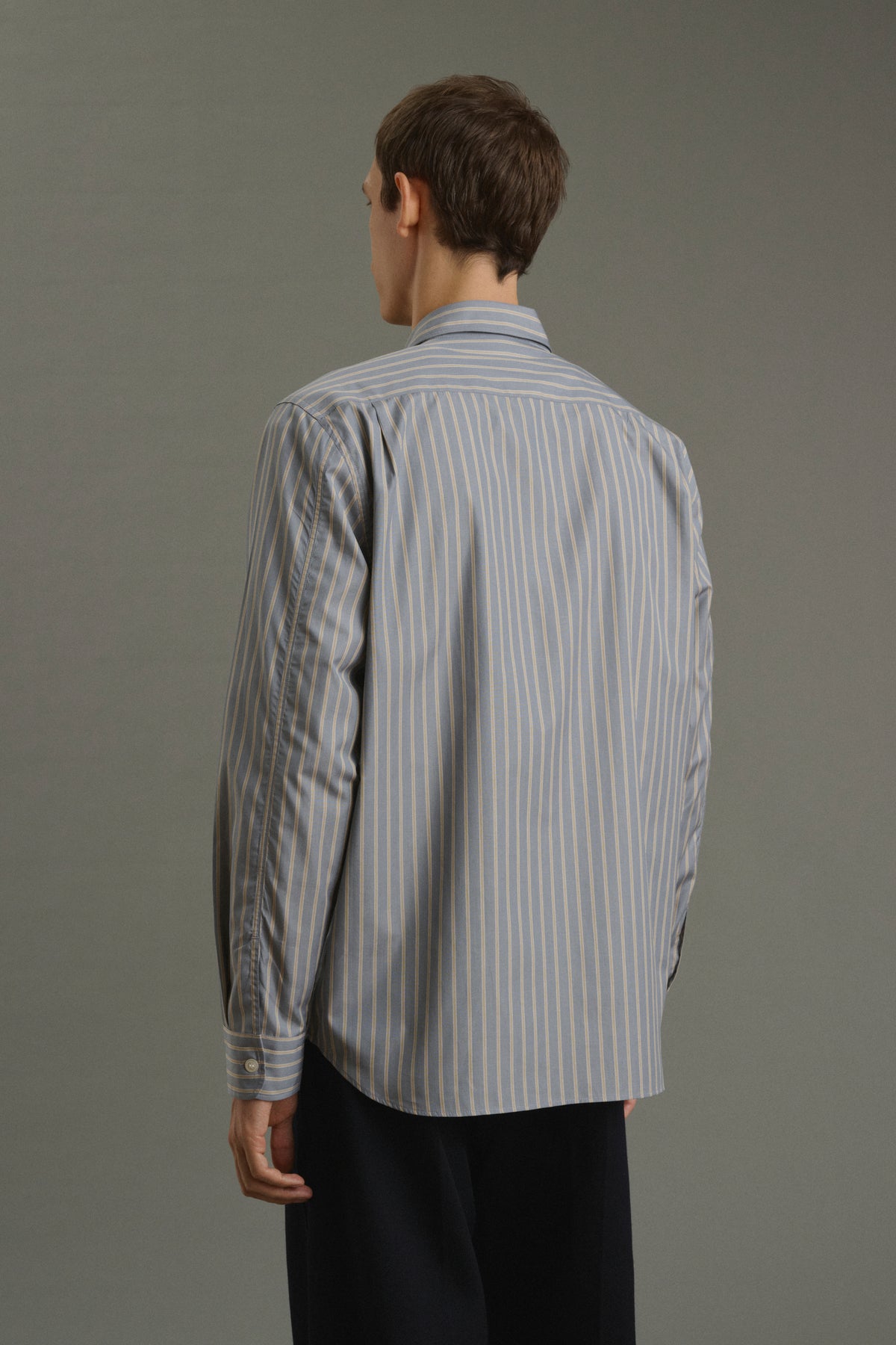 Shirt Glenn - Charcoal/Bronze - Cotton - Men vue 5
