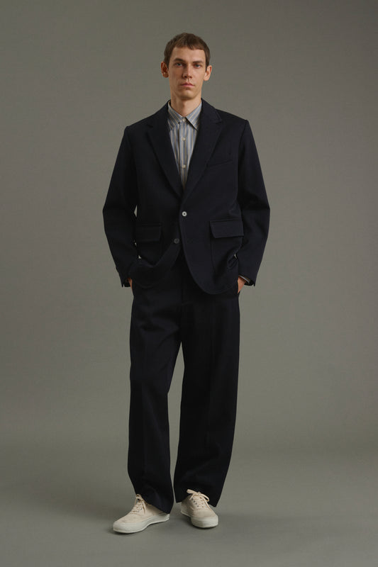 Trousers Antonin - Dark Navy - Wool - Men