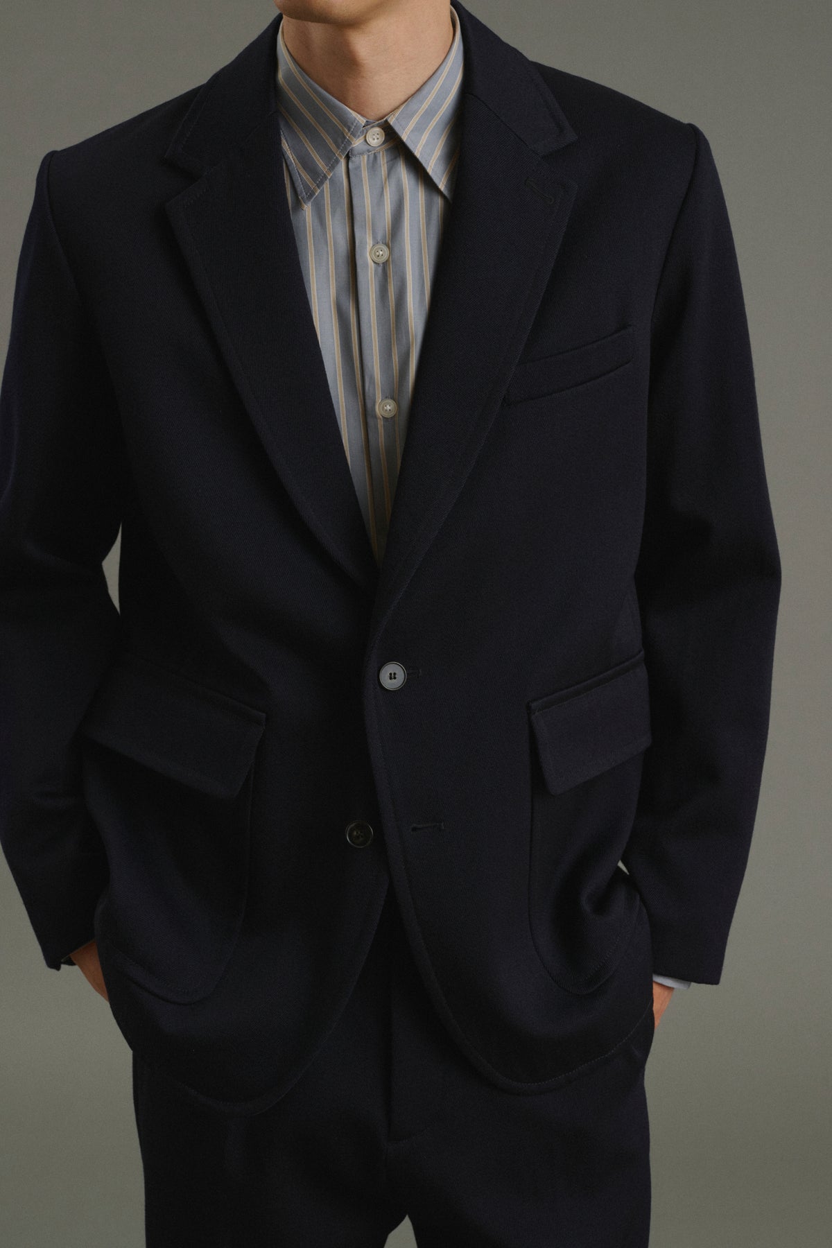 Veste Clement - Dark Navy - Laine - Homme vue 4