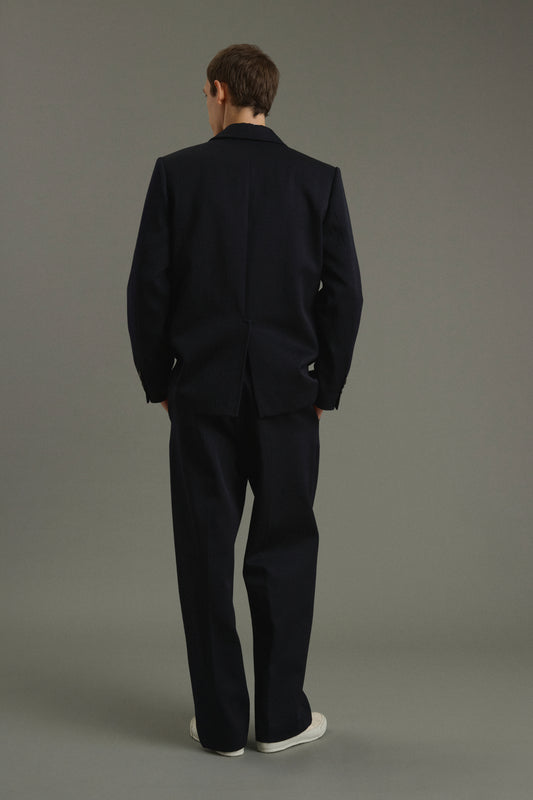 Trousers Antonin - Dark Navy - Wool - Men
