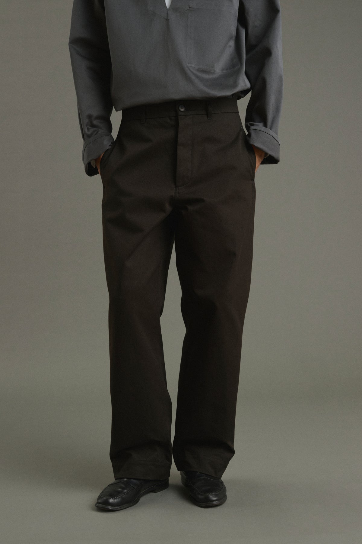 Pantalon Chet - Marron - Coton - Homme vue 2