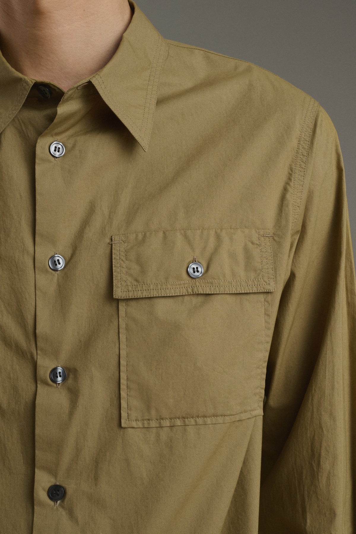 Isaac shirt - Beige - Cotton - Men