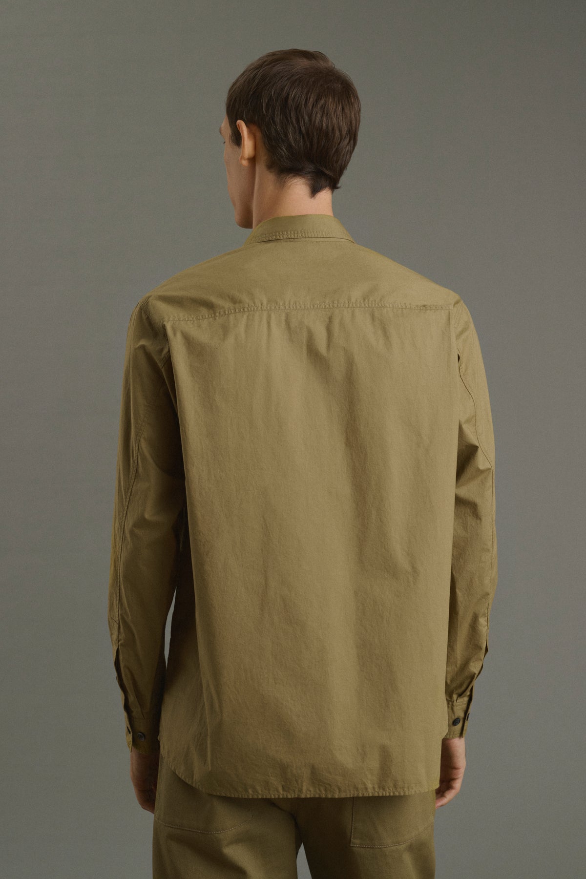 Isaac shirt - Beige - Cotton - Men vue 4