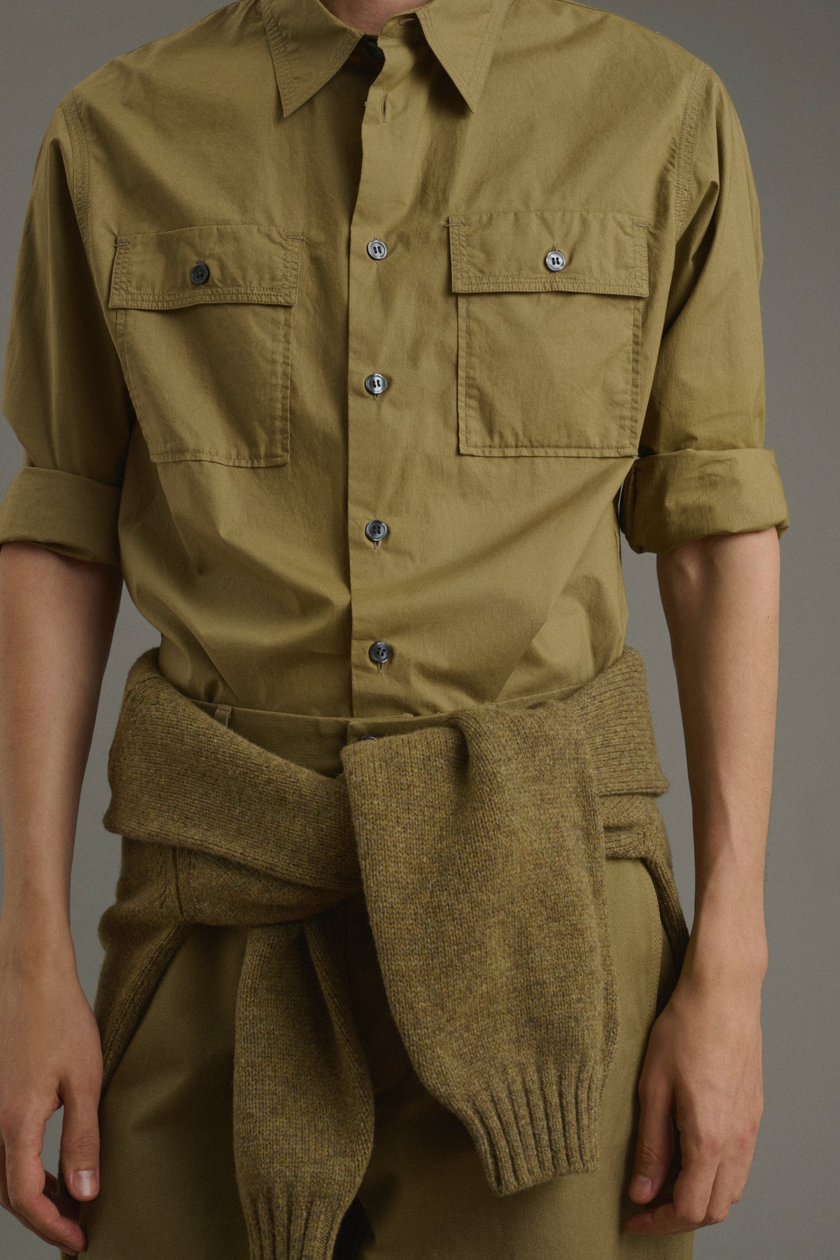 Isaac shirt - Beige - Cotton - Men vue 1