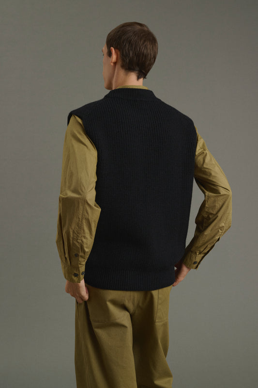 Pull Josh - Navy/Noir - Laine - Homme