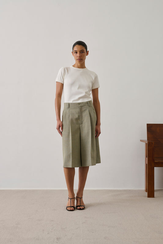 Bermuda Imogen - Amande - Coton - Femme