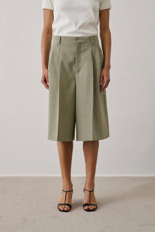 Bermuda Imogen - Amande - Coton - Femme