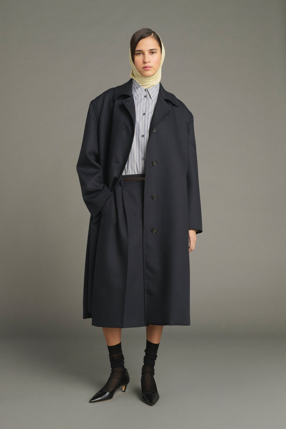 Manteau Liam - Deep Navy - Laine - Femme vue 1