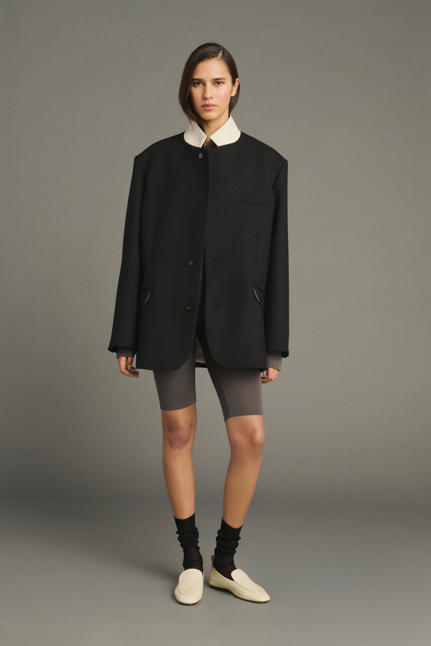 Manteau Lars - Noir - Laine - Femme