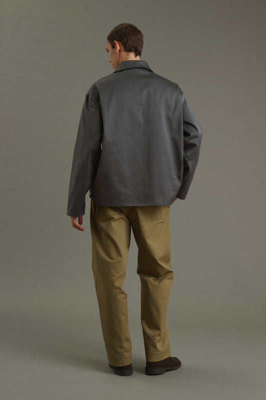 Vareuse Pierre - Gris Foncé - Coton - Homme