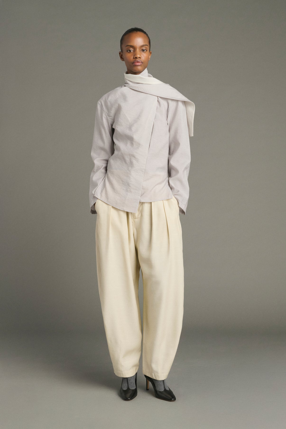 Blouse Leonore - Gris Parme - Femme vue 1
