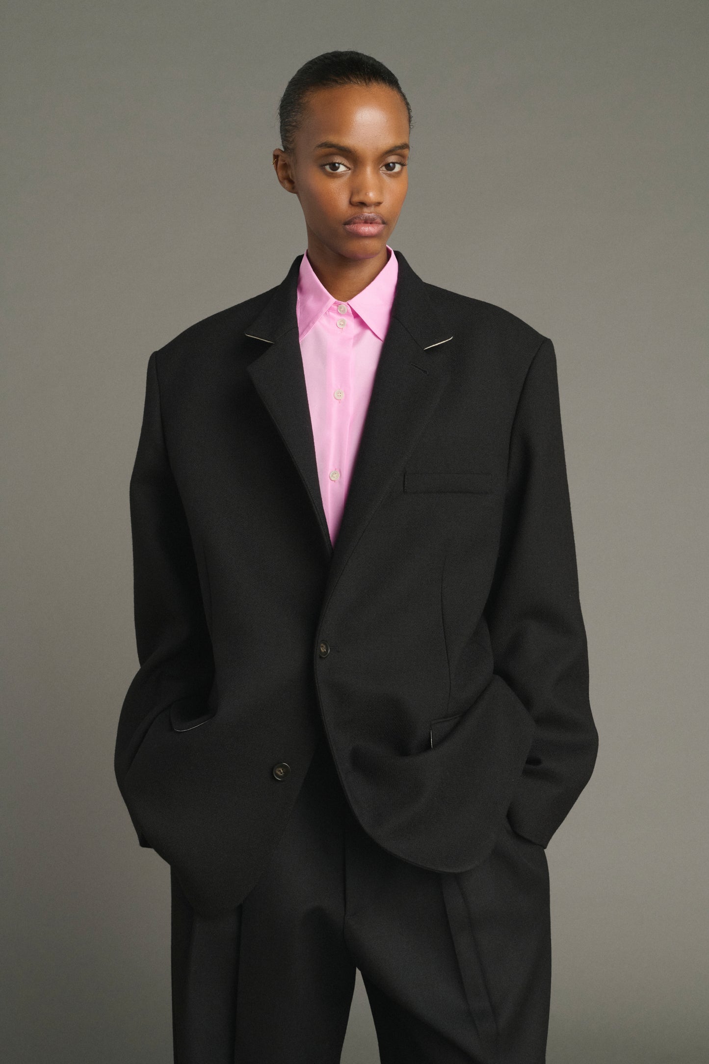 Manteau Lars - Noir - Laine - Femme