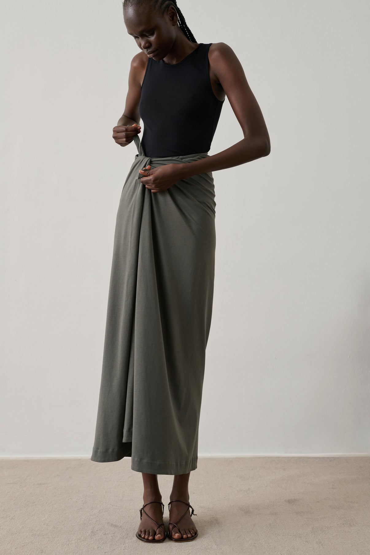 Goa Skirt - Slate - Cotton - Women vue 4
