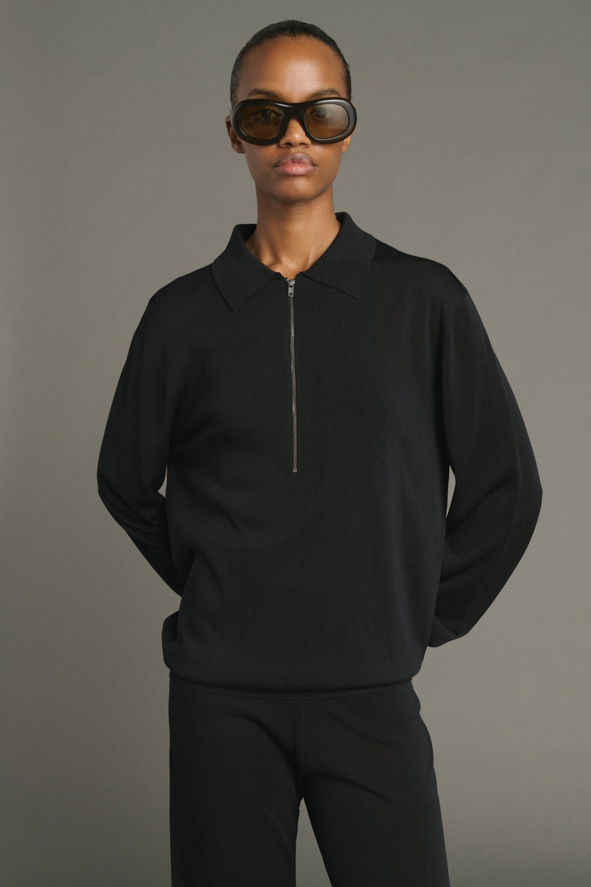 Pull Kara - Noir - Femme vue 3