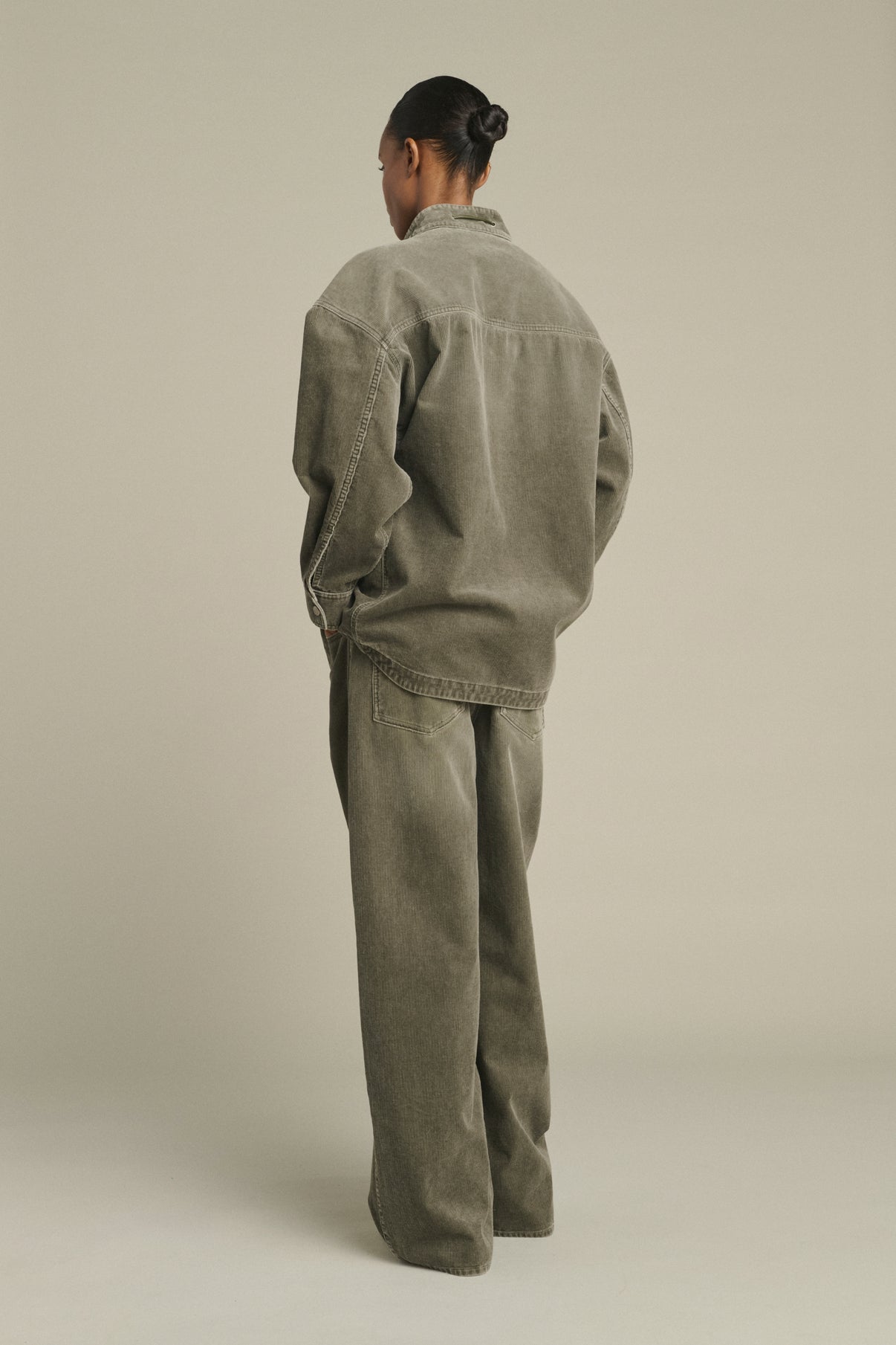 Lima shirt - Grey - Cotton - Women vue 4