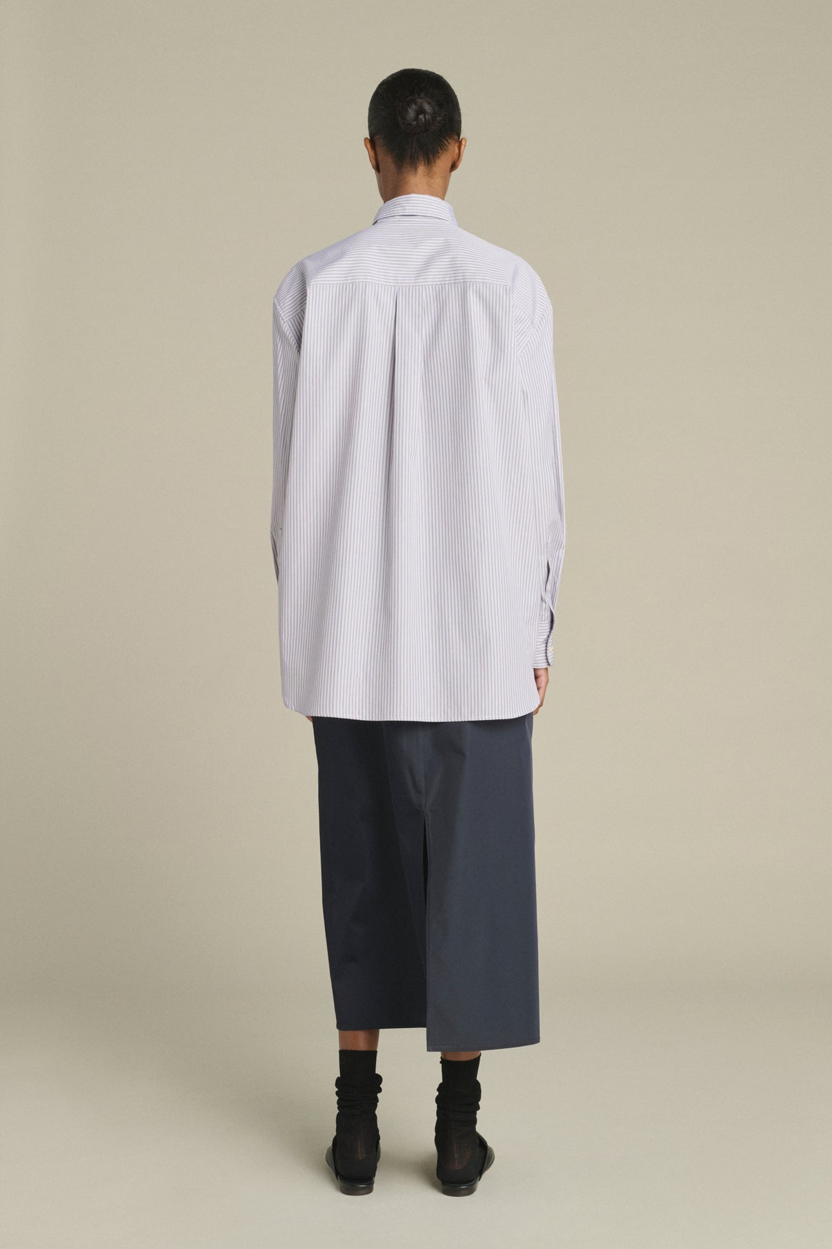 Chemise Carlotta - Bleu/Beige - Coton - Femme vue 2