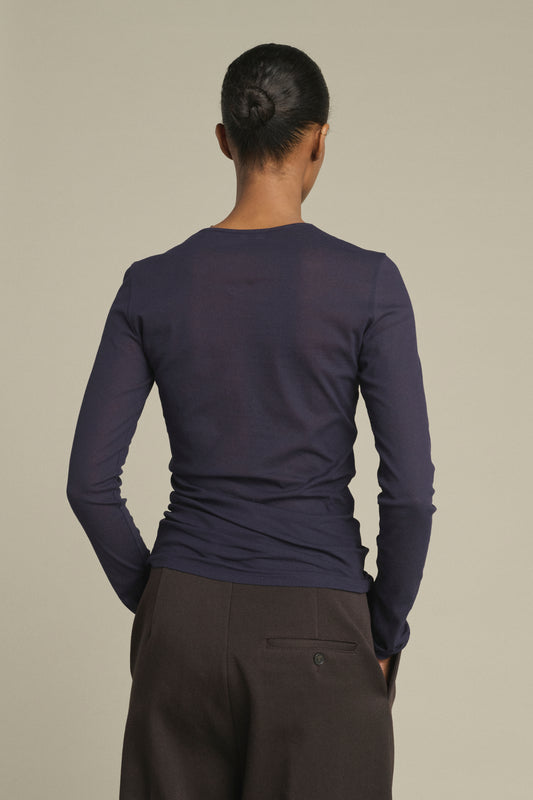 T-shirt Jia - Dark Violet - Cotton - Women