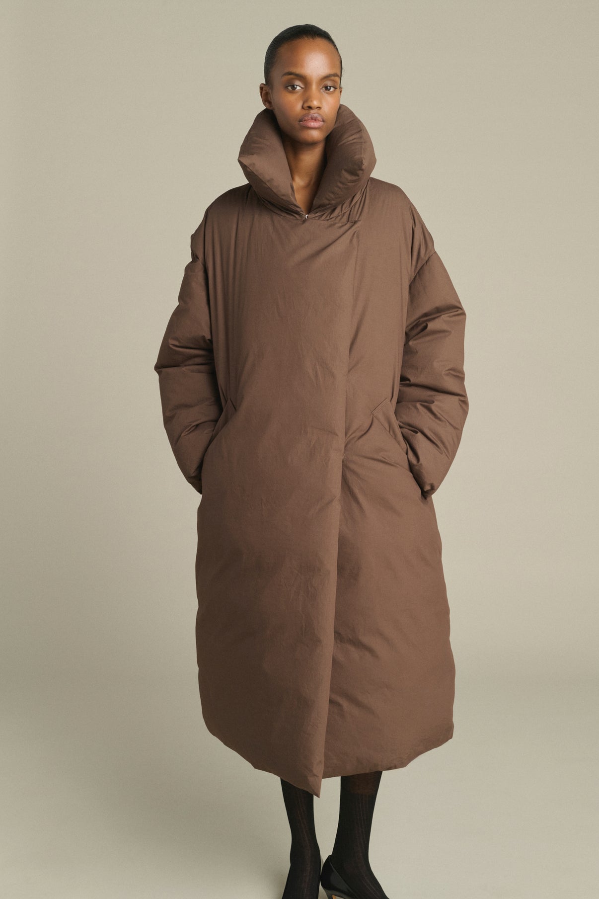Doudoune Kelvin - Marron - Coton - Femme vue 1