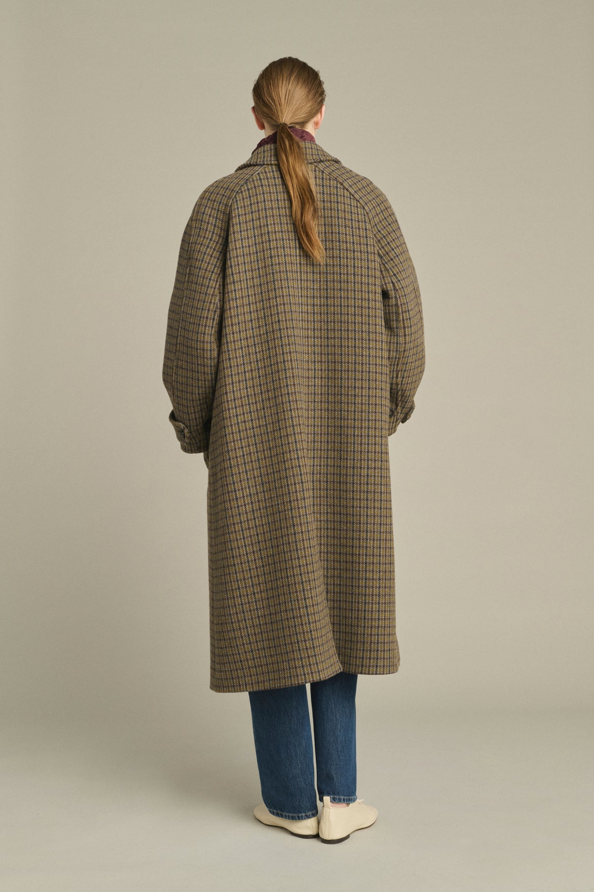 Manteau Berlin - Gris/Kaki - Laine - Femme vue 2