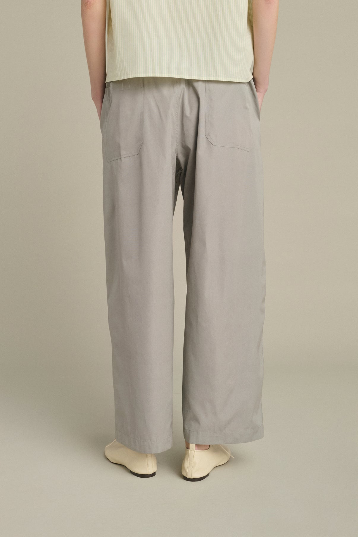 Pantalon Hugues - Gris - Coton - Femme vue 4
