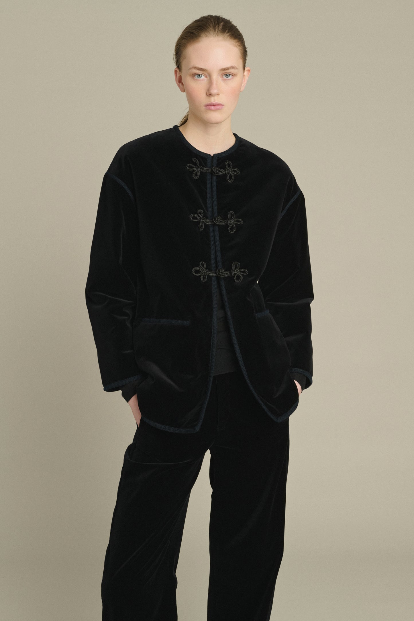 Veste Lutetia - Noir - Coton - Femme