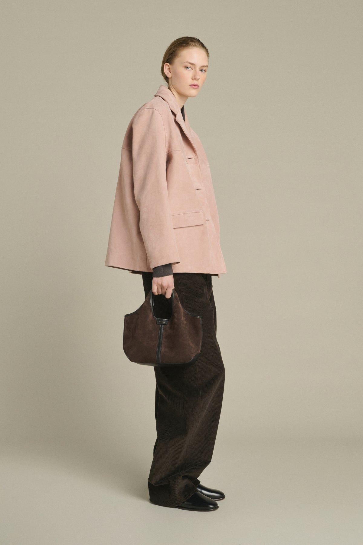 Sac Douce Mini - Marron Foncé - Cuir - Femme