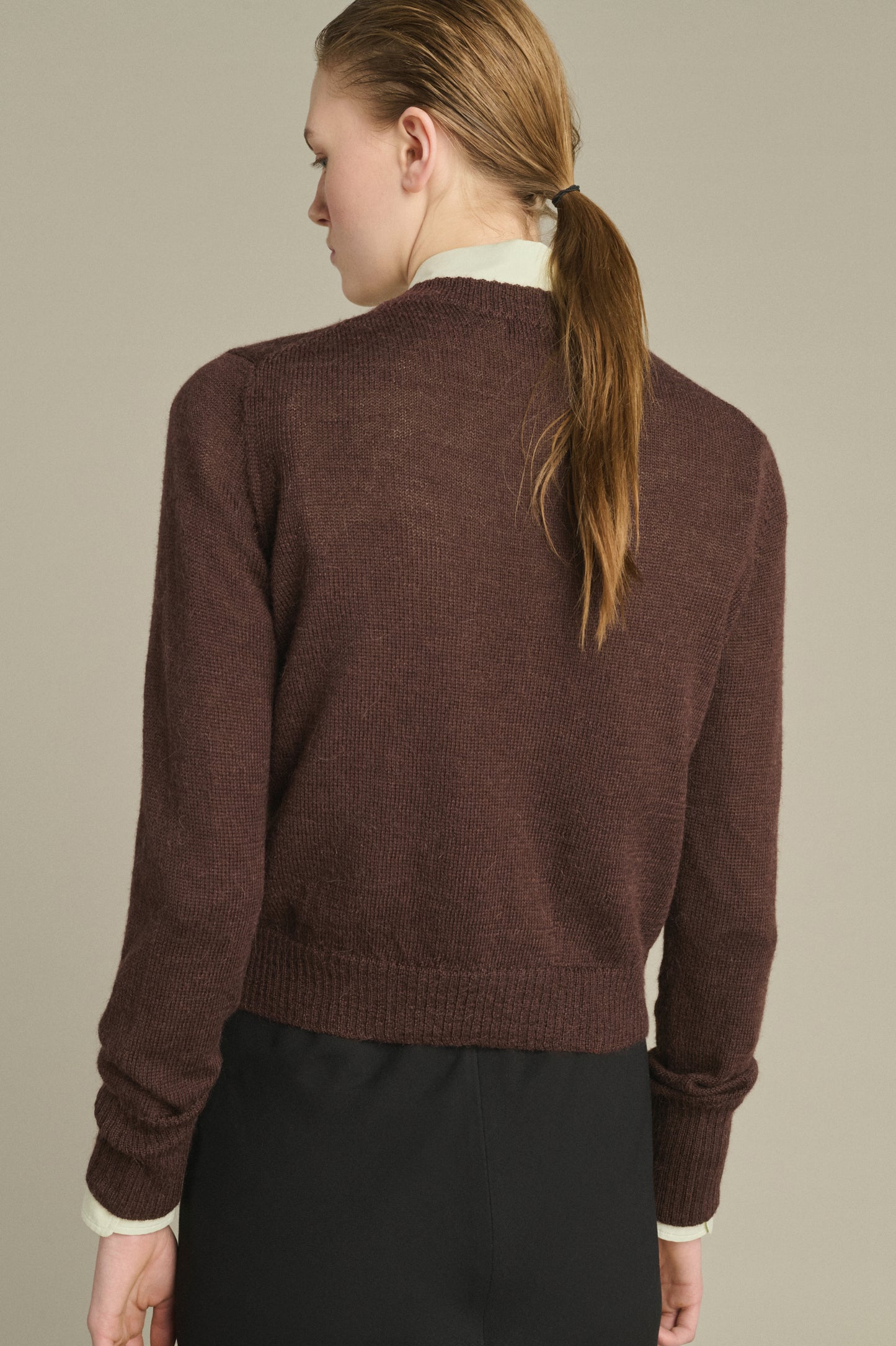 Cardigan Griffith - Marron - Laine - Femme