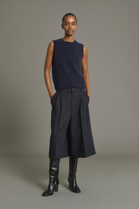 Pull Namaste - Navy - Laine - Femme