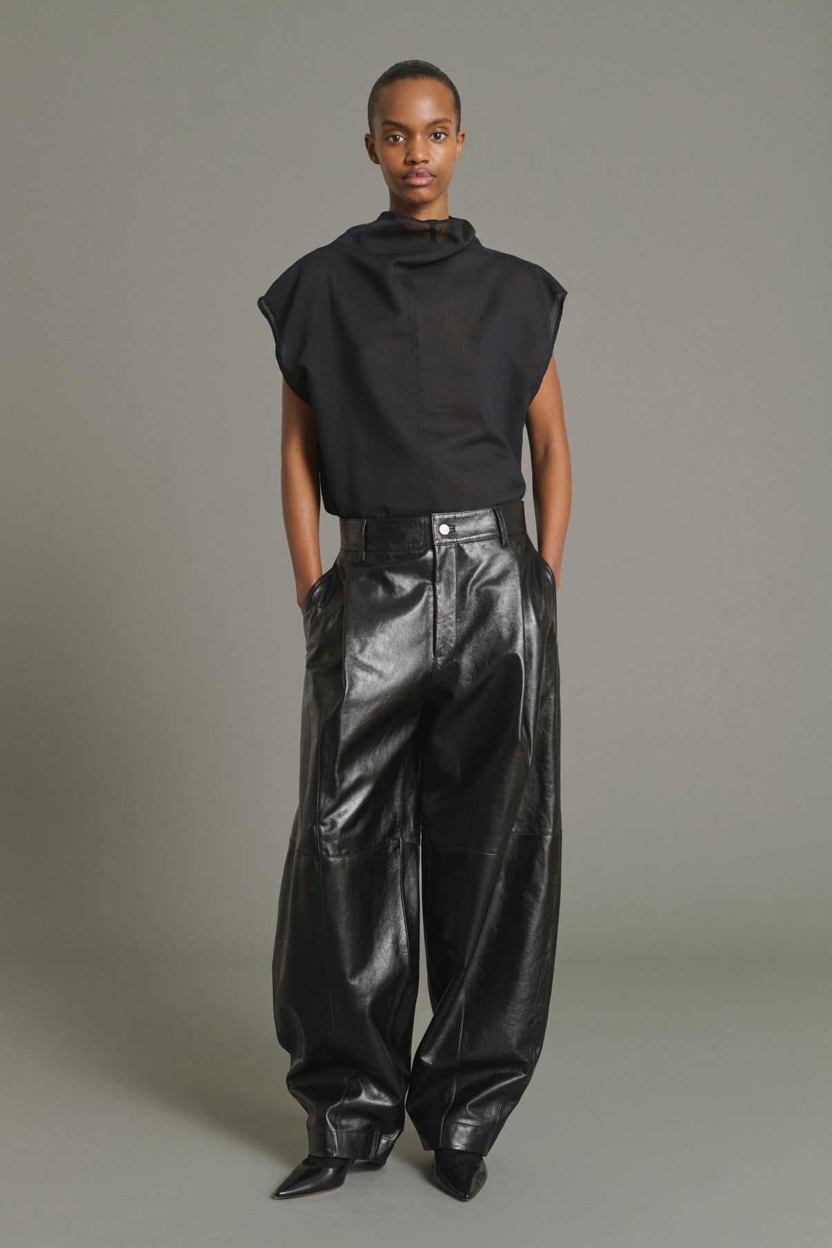 Blouse Izumi - Noir - Coton - Femme vue 1
