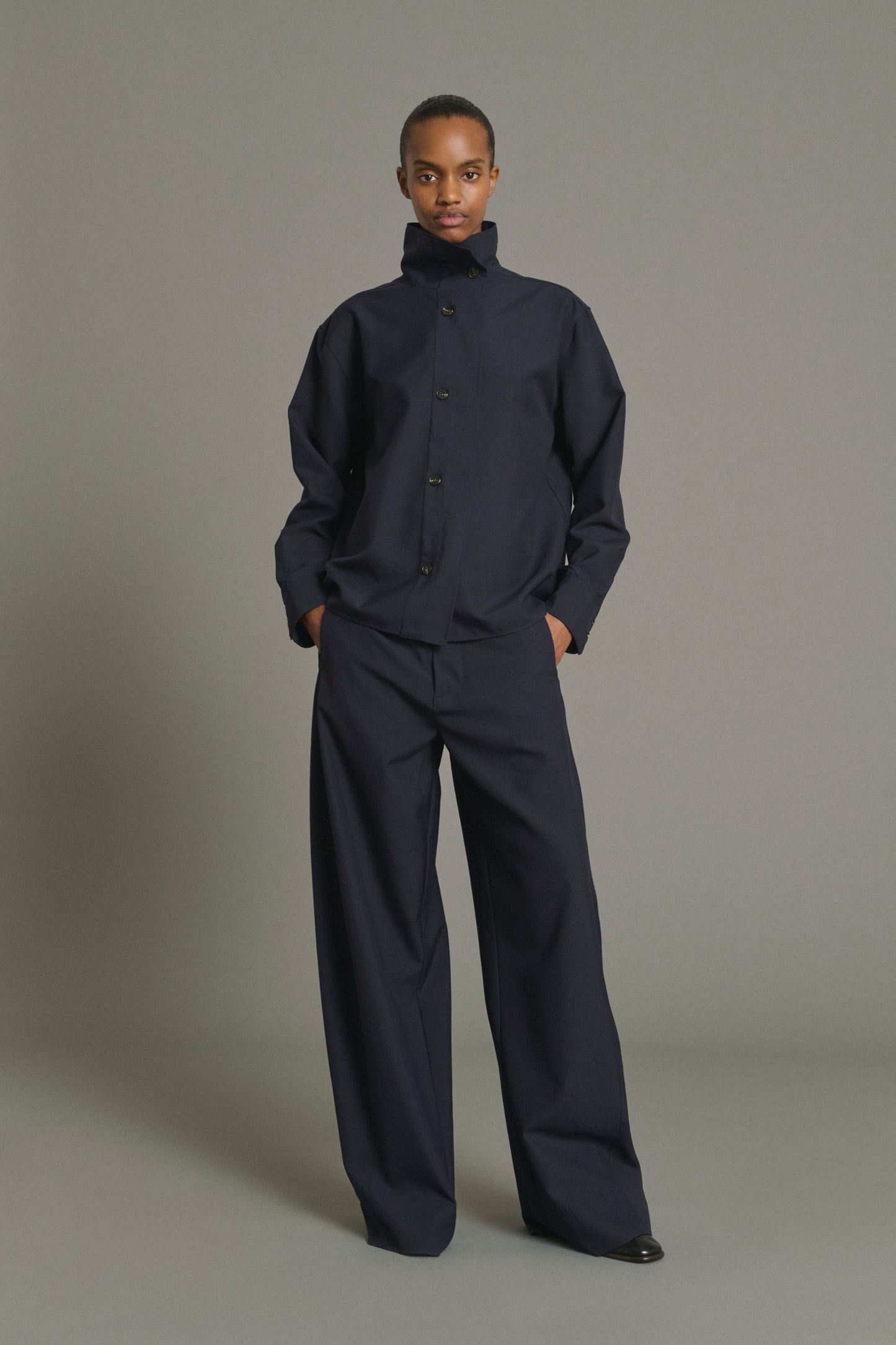 Jaelle Shirt - Midnight Blue - Women