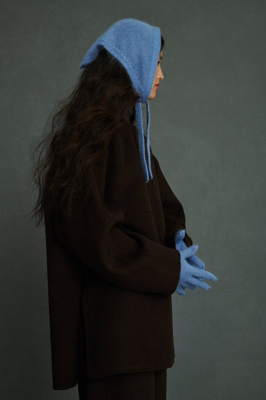 FICHU ZINA BLEU CIEL