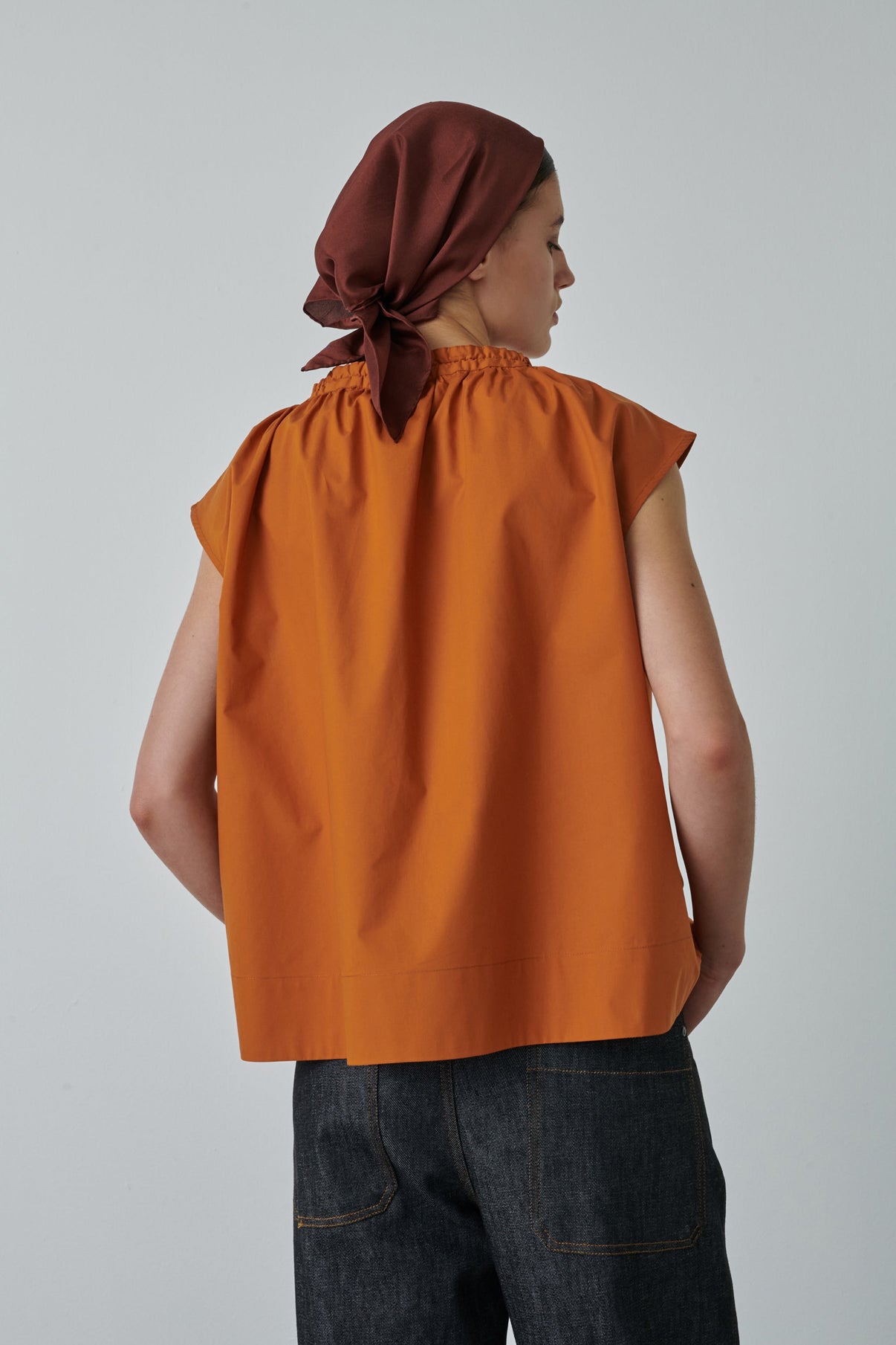 CHEMISE TANGER ORANGE vue 3