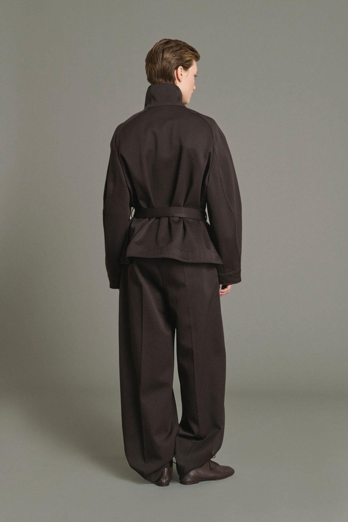 Geode Jacket - Ebony - Wool - Women vue 3