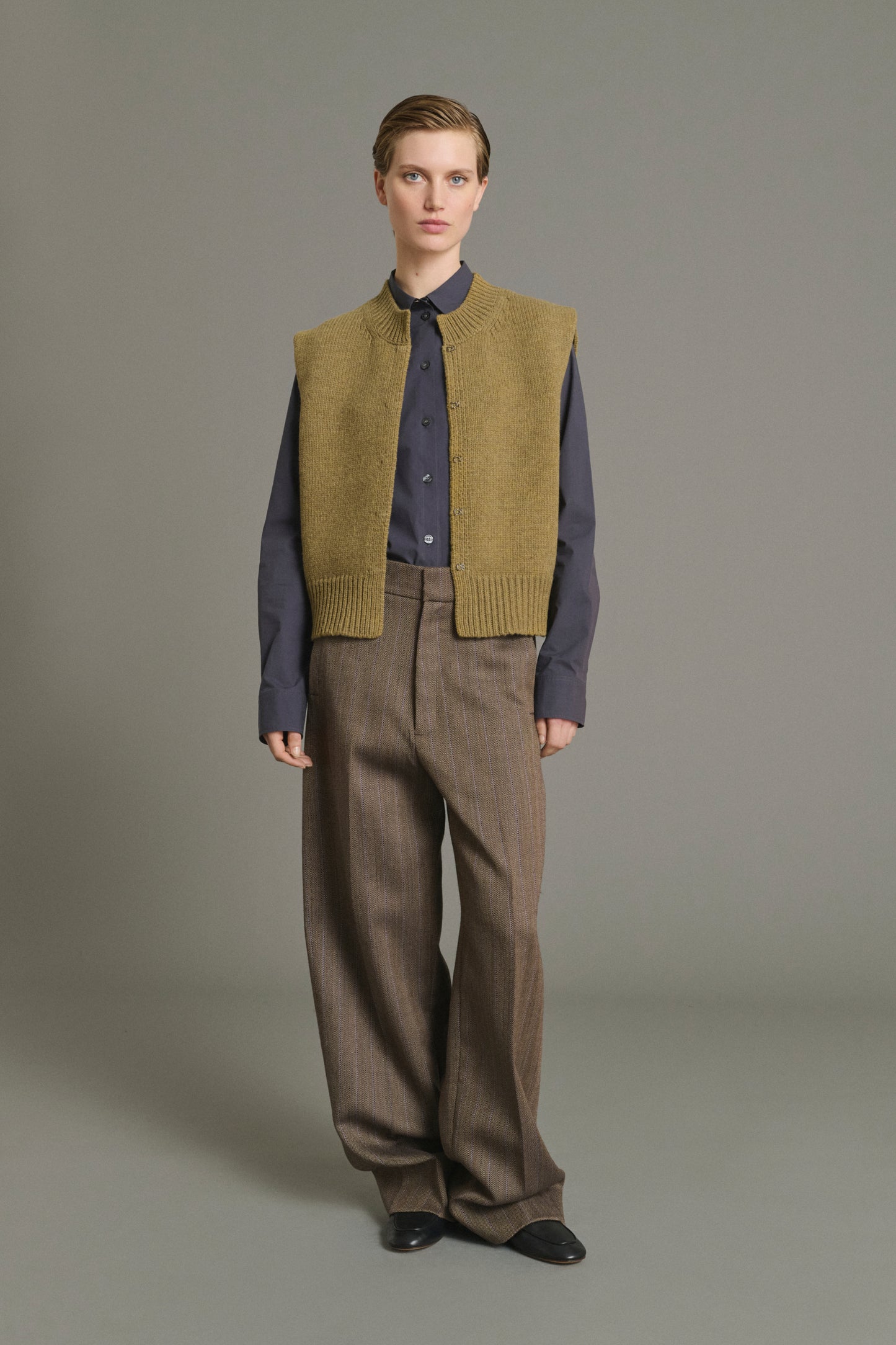Cardigan Kalyanee - Tilleul - Laine - Femme