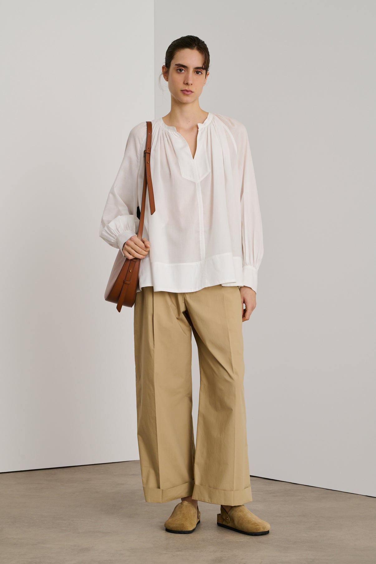 Voile De Coton Femme Chemise Plumetis Blanche Blouse Sierra Ecru